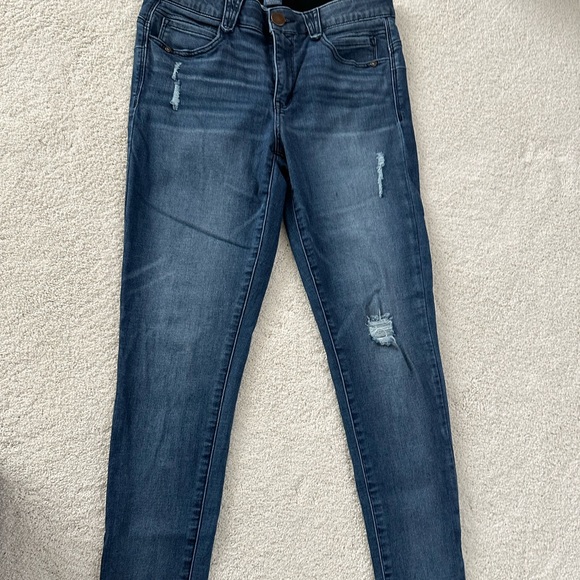 Democracy Petite Ab Solution High-rise Wide-leg Jeans in Blue